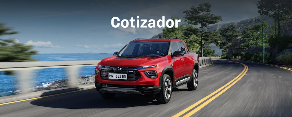 Camioneta Chevrolet versión Montana RS 2025, una poderosa pickup compacta y versátil con tecnología de una SUV moderna.